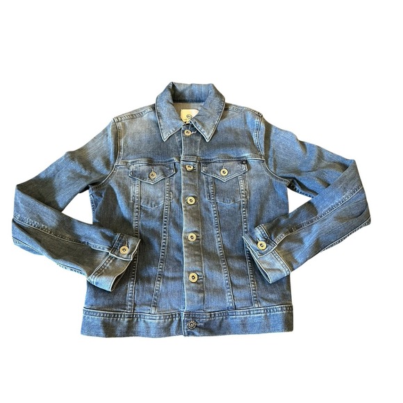AG Adriano Goldschmied Women's Robyn Fitted Denim Jacket Sz M - Picture 1 of 6